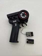 MEUS RACING ME-10B RC Transmitter 10 Channels 2.4GHz With 2 Receivers Black