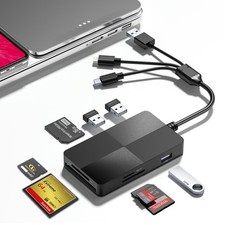 Memory Stick Duo Adapter - 8 in 1 SD/TF/MS/CF/xD-Picture-Card Multi Computer ...