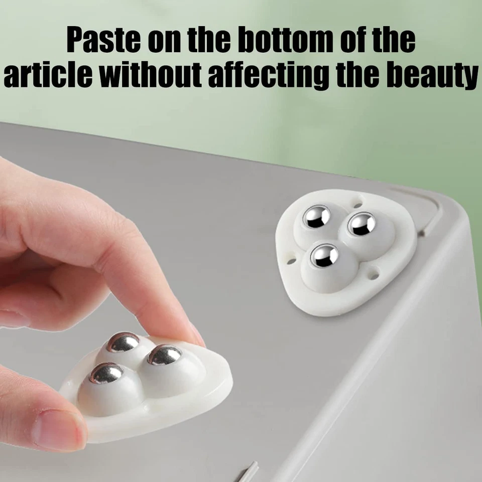 Accesorios para electrodomésticos exprimidores 16 piezas, ruedas giratorias autoadhesivas, rotación 360° f Foto 3 de 4