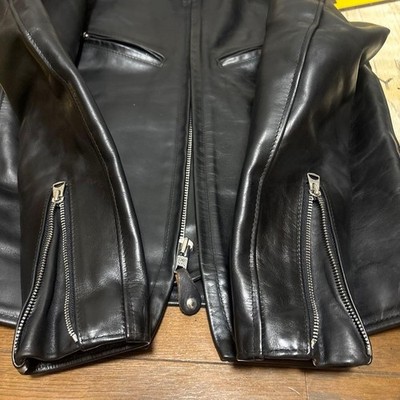 Schott 641SXX Horween Chromexcel Leather Single Riders Jacket Size