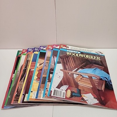 Today's Woodworker Magazine Lot Of 8 Various Issues 1993-96 Vintage Wood Hobbies