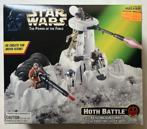 STAR WARS HOTH BATTLE SET POTF POWER OF THE FORCE 1997 KENNER COMPLETE 3.75"