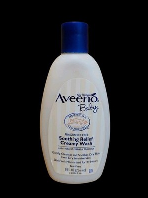 veeno Baby Soothing Relief Creamy Wash Fragrance Free 8oz Bottle