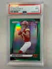 2024 Panini Prizm Green Prizm Jayden Daniels Washington Commanders #347 RC PSA 9