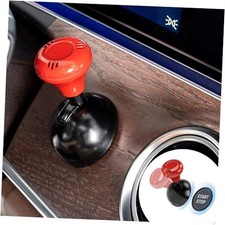 Metal Joystick Car Push to Start Button Cover with Aromatherapy, Engine Red