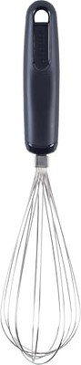  Everyday Balloon Whisk with Stainless Steel Wire Whips, 10.5-Inch, Black 