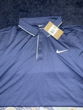 Nike Golf 2025 Tour Pipe Vapor Polo Shirt XXL Navy Blue
