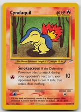 Pokemon Card Cyndaquil Common Neo Destiny 061/105
