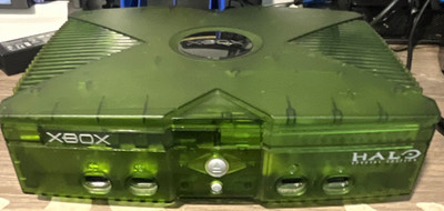 Microsoft Xbox Halo Special Edition Transparent Green Console 8GB Ethernet NTSC