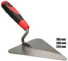 KOTARBAU&reg; Maurer Edelstahl Dreieckskelle Geschwei&szlig;t 180 - 220 mmGeschliffen...