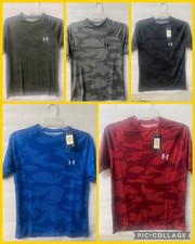 UA UNDER ARMOUR LOOSE Tech Camo Short Sleeve Tee T Shirt Men