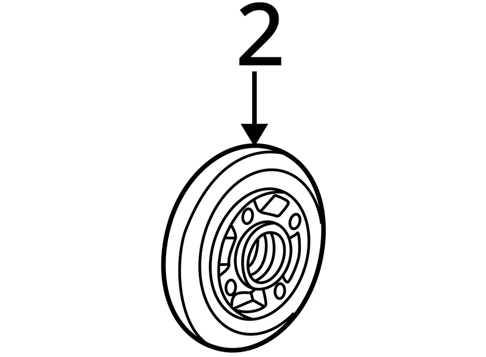 Equilibrador armónico 6-183 3,0 L DOHC compatible con 96-05 SABLE 2138240 Foto 4 de 4