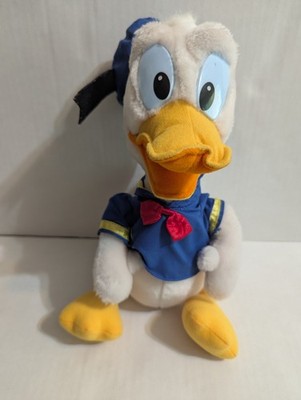 Vintage Donald Duck Hand Puppet Plush Stuffed Animal Walt Disney Co Applause