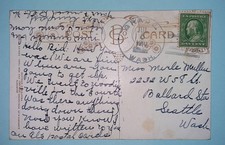 U.S COVER WASHINGTON TERRITORY GRACE WA SEATTLE WA Q98