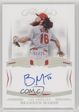 2022 Panini Flawless Rookie Signatures 21/25 Brandon Marsh #FRS-BM Auto g3g