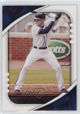 2021 Panini Absolute Retail Red 50/99 Freddie Freeman #23 o7m