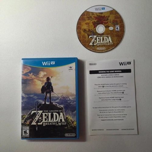 The Legend of Zelda Breath of the Wild Wii U Video Game Amiibo  CIB Complete