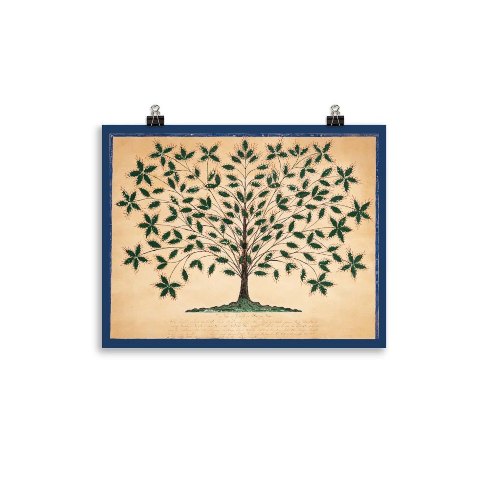 Póster Lienzo Árbol De La Vida Colorido – Decoración Arte Abstracto Para Salón (Sin Marco, Gran Tamaño)