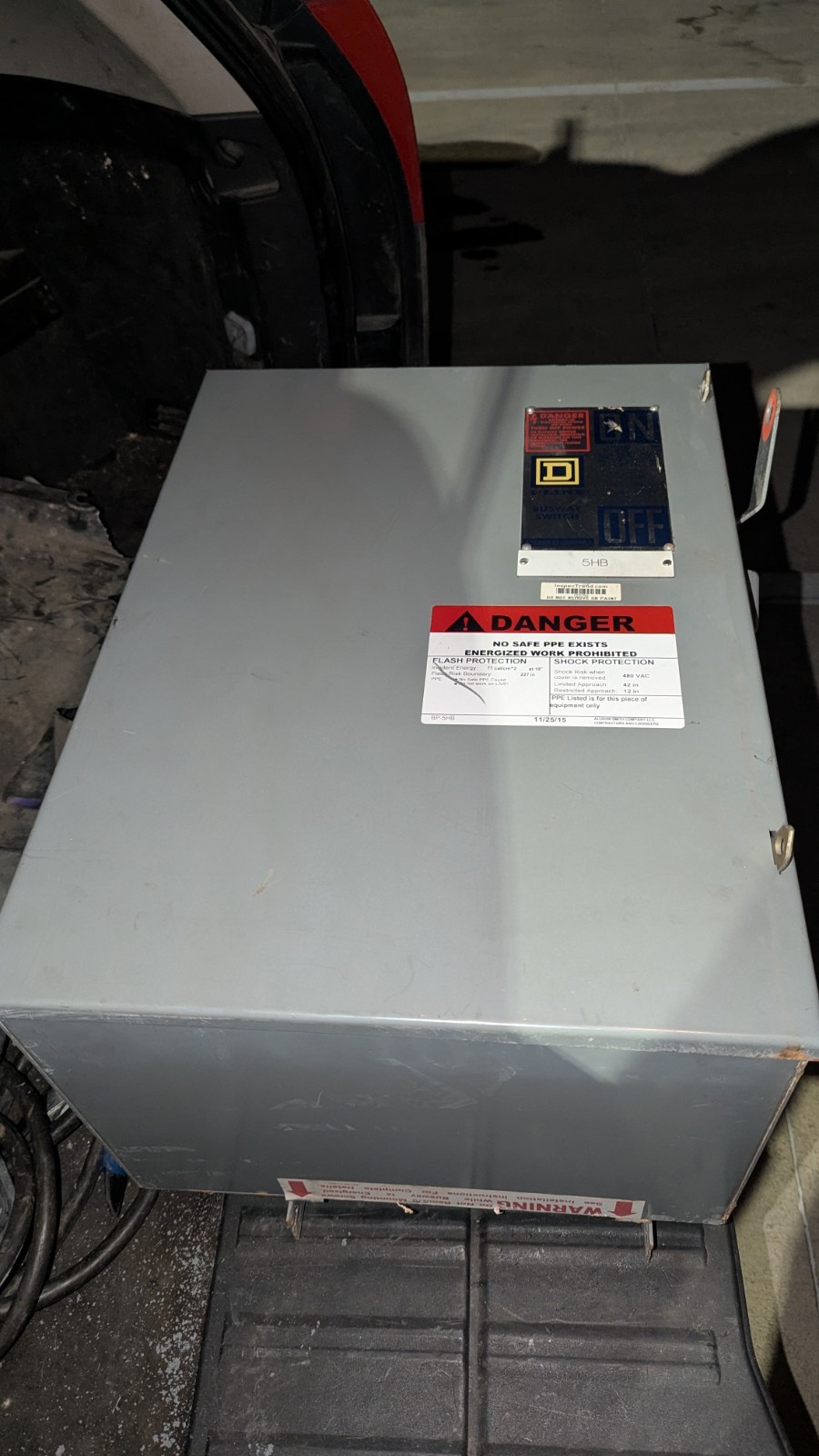 Square D PS-4620-G Series 5 I-Line 200A 600V Vertical Busway Switch