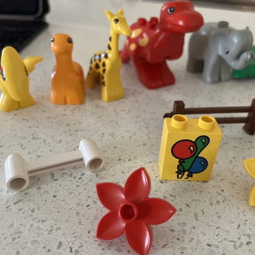 Lego Duplo Lot Some Vintage Dinosaur Cowboy Elephant - Picture 2 of 7