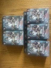 2025 Topps Chrome NFL Football Brand New/Sealed Hanger 5 Box Lot