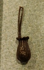 1960's Marx Johnny West Daniel Boone Regular Brown Shot Pouch Nice Cond