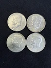 Lot of 4 Kennedy Half Dollars 1967 & 1968 40% Silver US Coins
