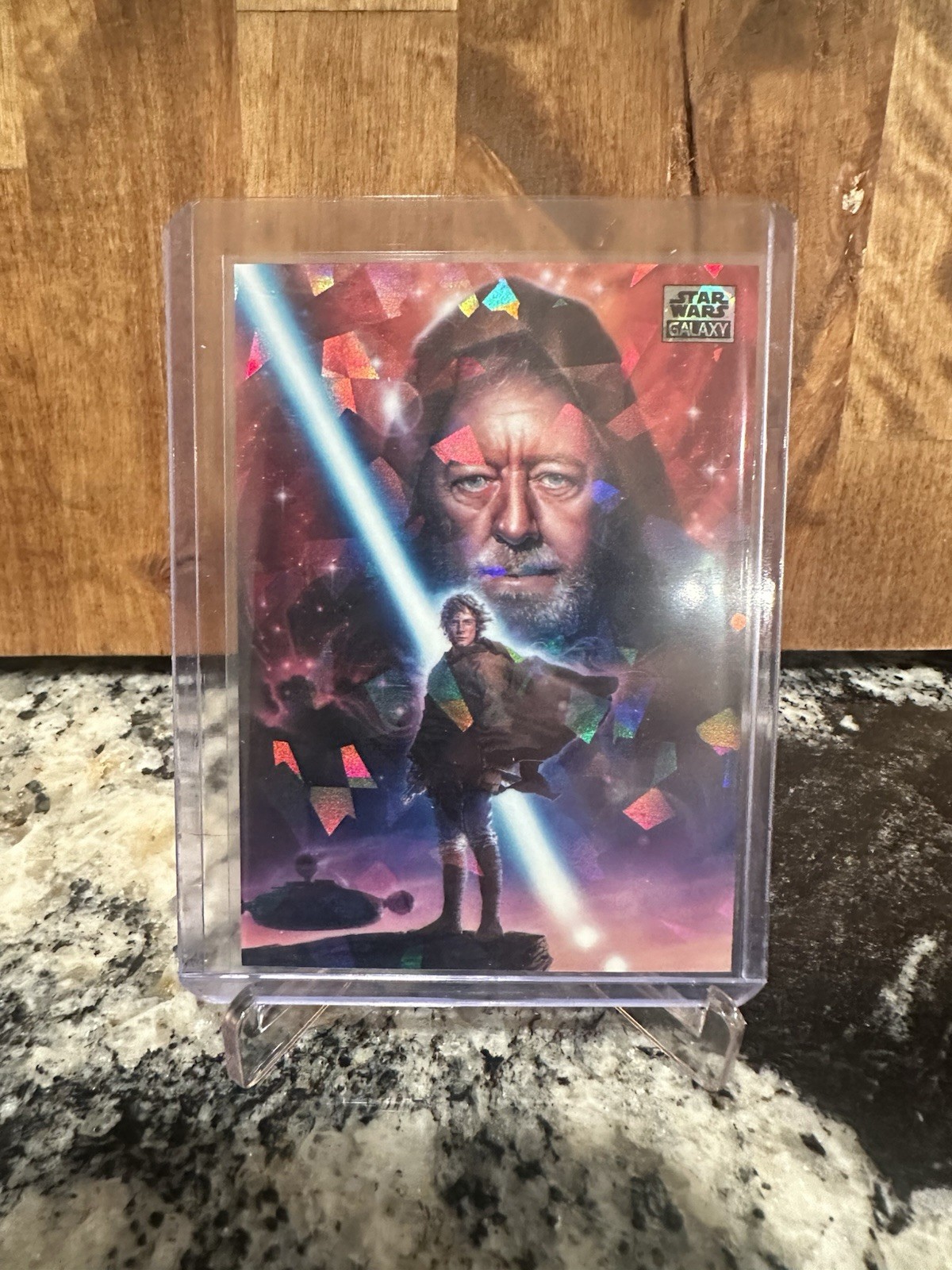 2025 Topps Star Wars Galaxy Luke Skywalker Obi-Wan ATOMIC /150