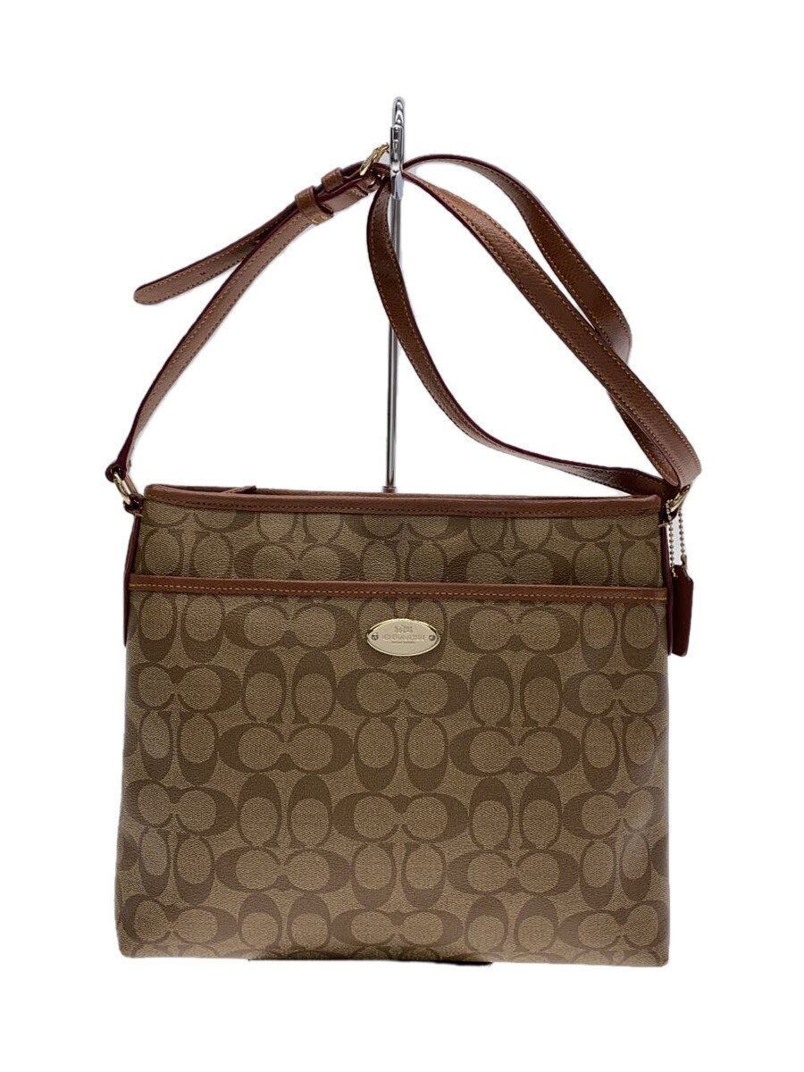 COACH Signature PVC Shoulder Bag F34938 Preowned