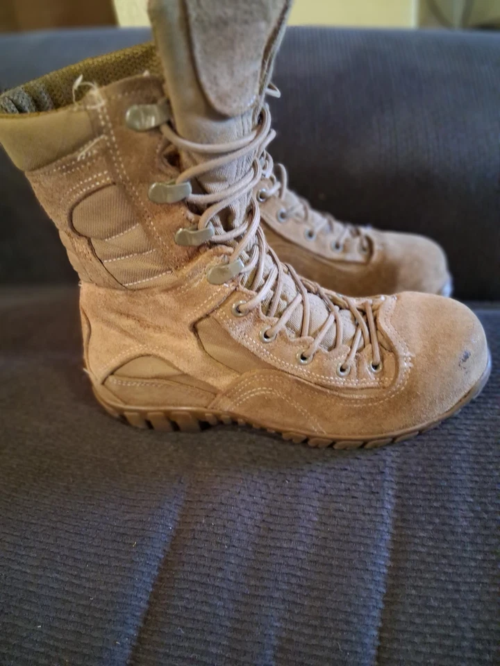 Botas Belleville 533ST para mujer talla 7R marrón puntera de acero tácticas militares EE. UU. Foto 3 de 4