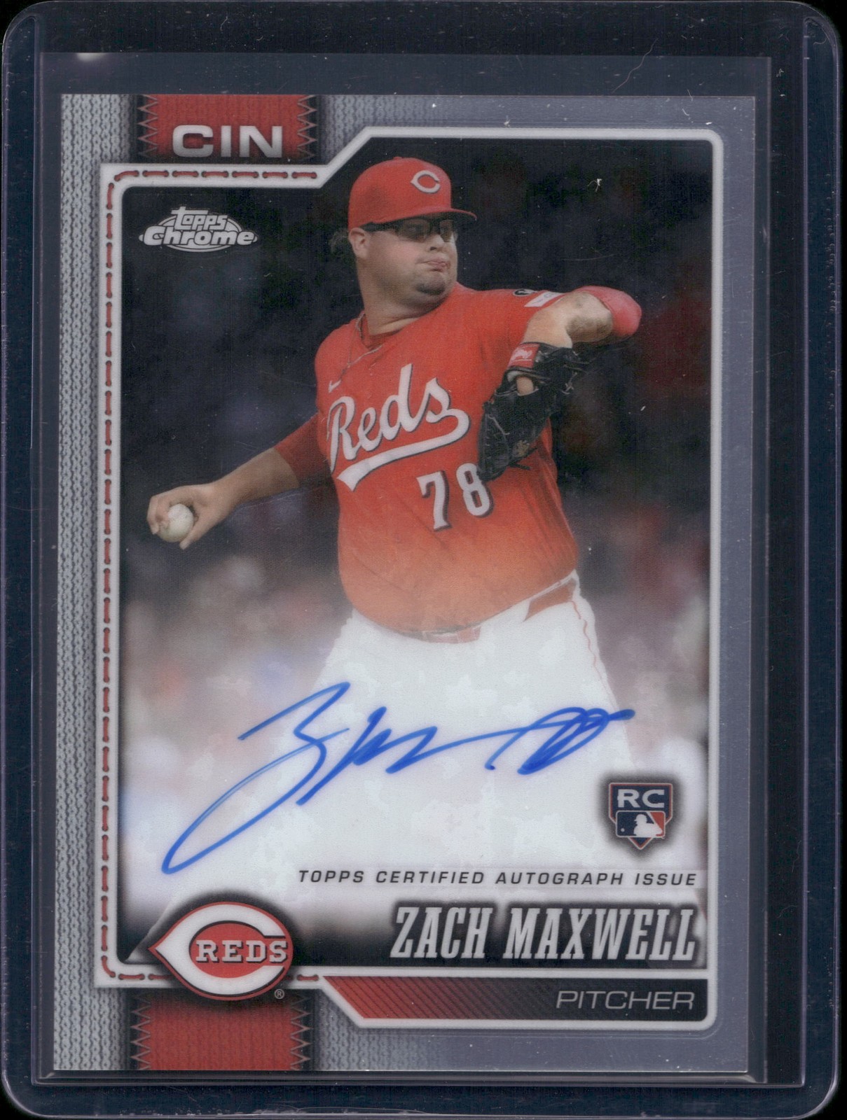 2026 Topps Chrome #RA-ZM Zach Maxwell Rookie Autograph Auto