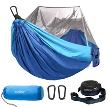 Camping Hammock with Net - Double&Single Hammock with House-Like Net- Easy Se...