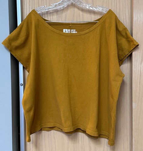 Big Bud Press Many Colors Cap Sleeve Cropped Top Shirt Women's 1X