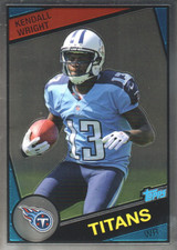 2012 Topps Chrome 1984 #2 Kendall Wright RC Rookie Card. rookie card picture