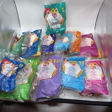 Ty 1999 McDonald  s Happy Meal Teenie Beanie Babies Complete Set 12-NEW 