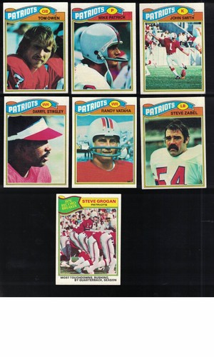 1977 Topps Football New England Patriots Team Set (all 24 cards) + 1 Bonus* - Picture 3 of 3