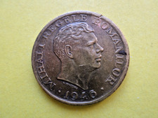 ROMANIA 2000 LEI 1946 MIHAI 1,RARE COIN.