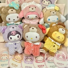 TOPTOY Sanrio Latte Baby Series Plush Doll Keychain Confirmed Blind Box Pedant