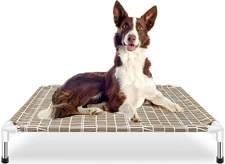 Elevated Dog Bed - Raised Pet Cot, Medium Size, Portable Indoor & Outdoor Dog...