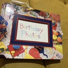 Happy Birthday Balloons Photo Album Book New Season 7 Pages Happy Memories Fre🎁