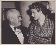 INGRID BERGMAN - AUTOGRAPHED INSCRIBED PHOTOGRAPH CO-SIGNED BY: JACK HYLTON