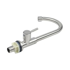 Single Lever Cold Water Sink Faucet 304 Stainless Steel for RVs and More