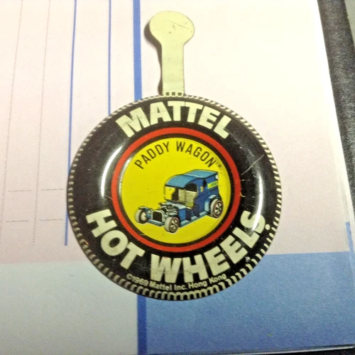 Vintage 1969 Hotwheels Classic! Redline Badge (Paddy Wagon) original metal item