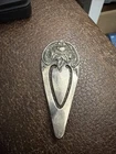 Vintage S. Kirk & Son Sterling Silver Bookmark with Roses 12 Grams D6