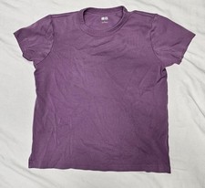 Uniqlo Women 100 Cotton Crew Neck Short Sleeve T-Shirt Sz Large