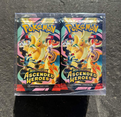36x Packs Pokemon TCG Ascended Heroes Booster Packs   