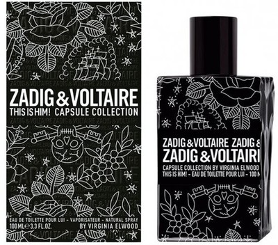 Zadig & Voltaire This Is Him Capsule Collection E.D.T Men  3.4 Fl Oz Perfume New