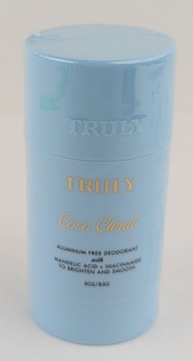 Truly Coco Cloud Aluminum-Free Deodorant 3oz./85g Full Size