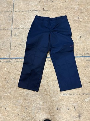 Dickies Men's Loose Fit Double Knee Work Pants - Navy Blue 38/30
