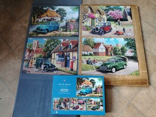 GIBSON'S PUZZLE 4x500 pezzi FUORI E IN GIRO KEVIN WALSH